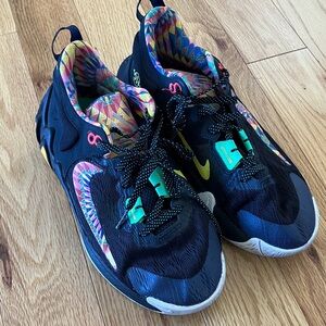 Nike Youth Giannis Immortality 2 Black Sneakers with Multicolor Accents